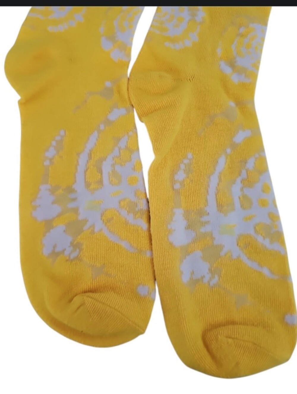Pokemon Pikachu Not Today Crew Socks Yellow Tie Dye Novelty NWOT Animecore Gift - Picture 8 of 12